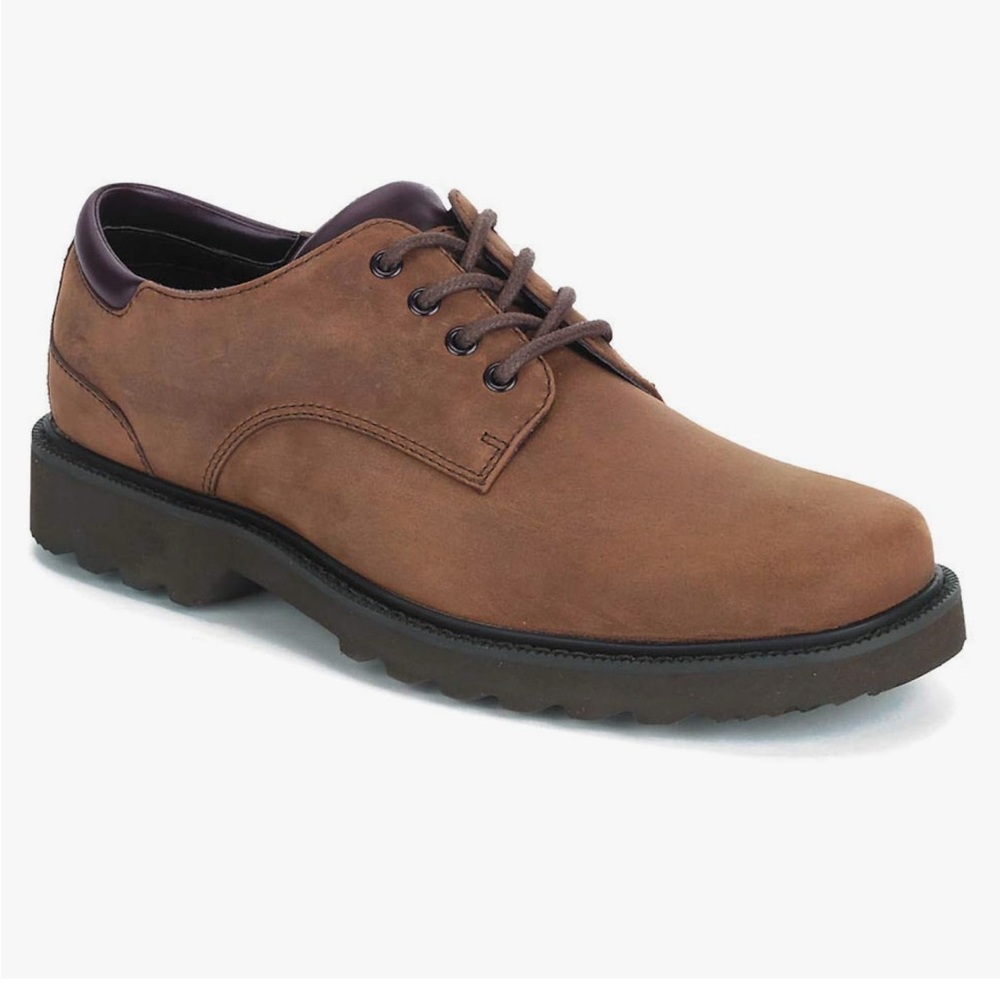 ROCKPORT Men’s Main Route Northfield Waterproof Shoes Espresso Nubuck Brown 10.5